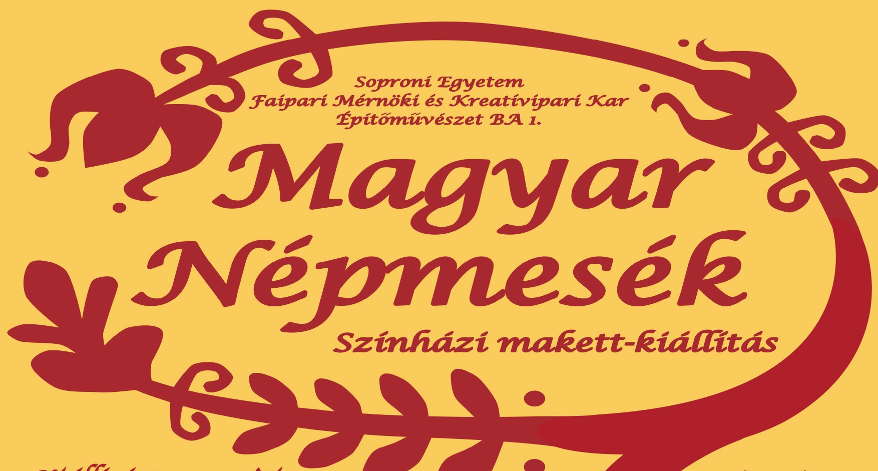 Magyar Népmesék – színházi makett-kiállítás